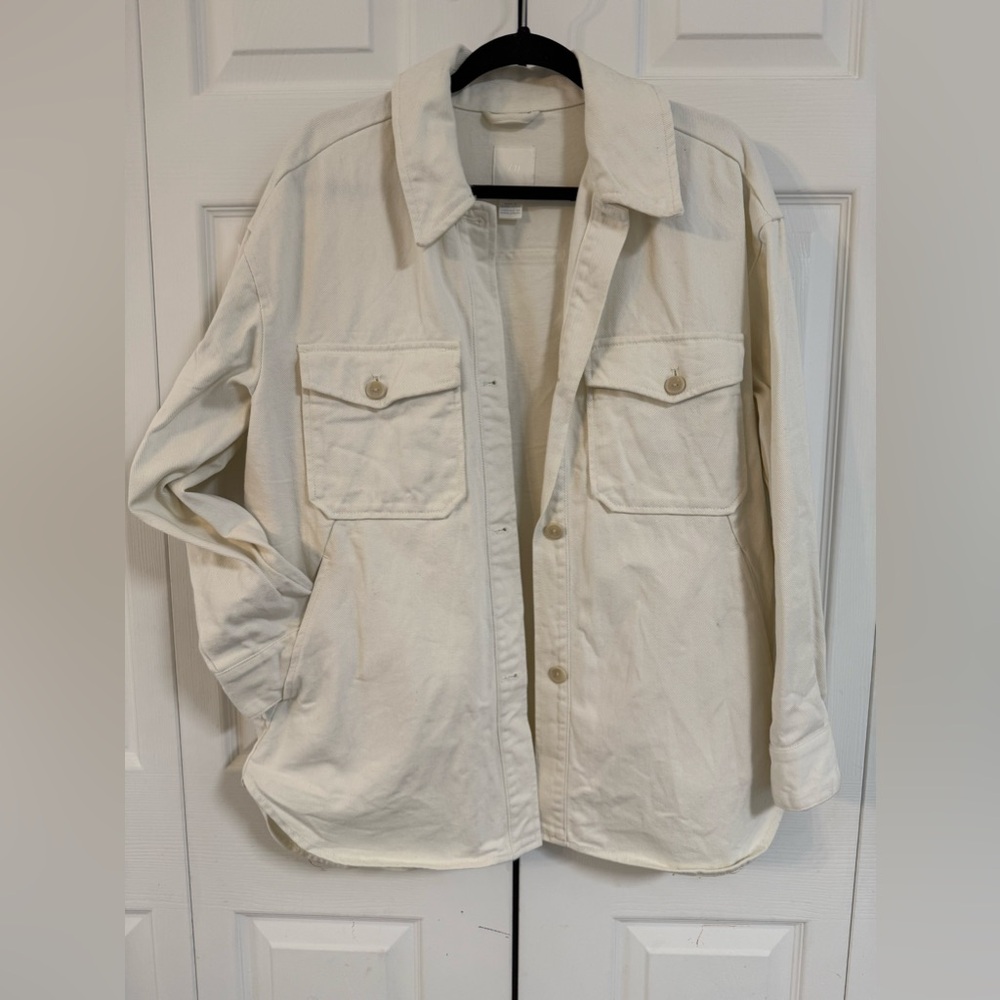 H&M cotton shacket